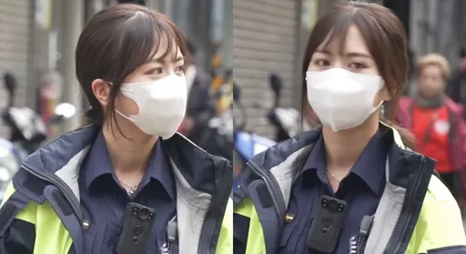 青山王祭「大眼美女警」万人朝圣　身分曝光！她被封「警界黄霄云」
