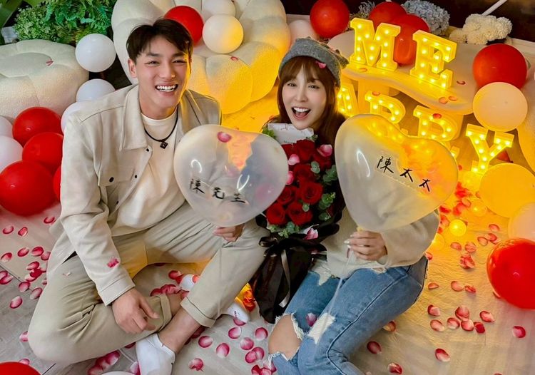 陳晨威求婚成功!啦啦隊女神感動泛淚 背號成愛的密碼