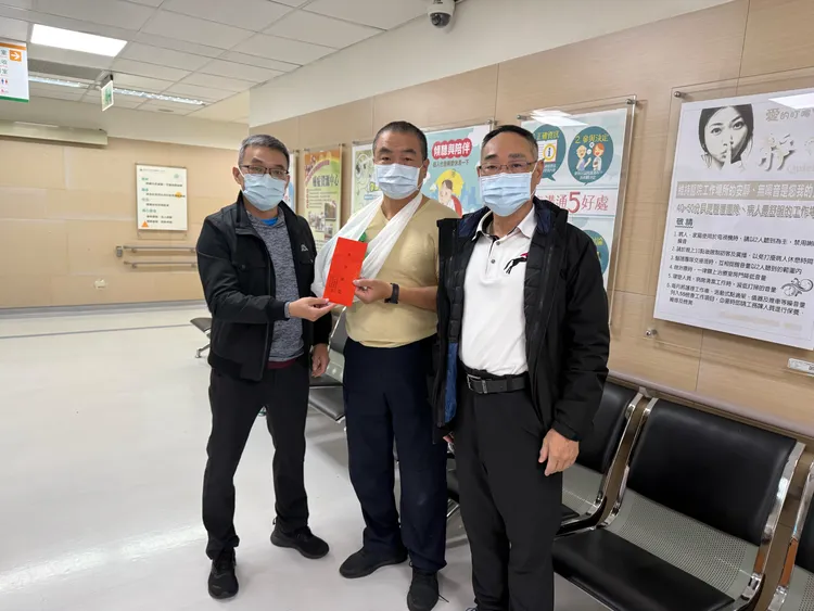 大安分局進行慰問。翻攝畫面