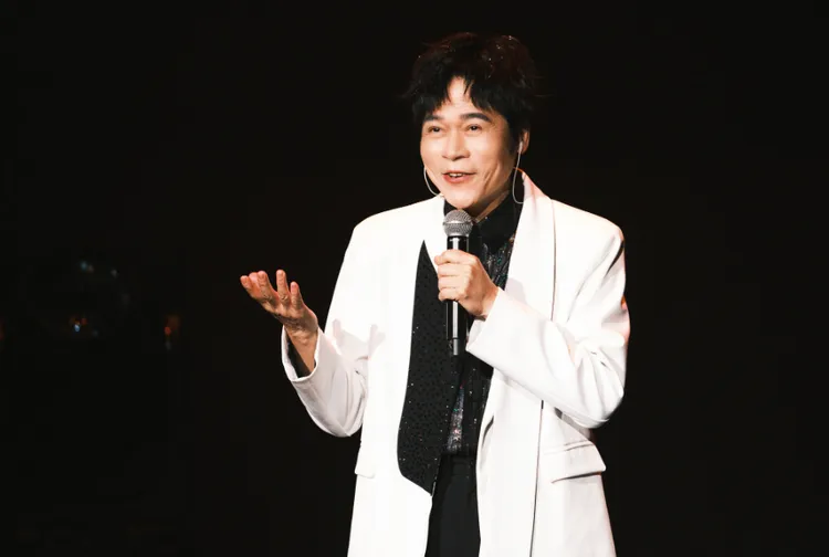 洪榮宏日前在高雄開唱，為岳母禱告。阿爾發音樂提供