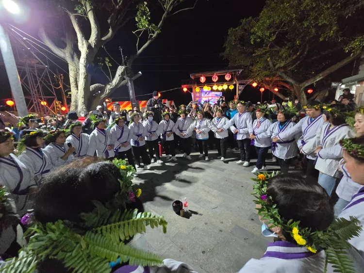 高樹加蚋埔馬卡道族文化聯合夜祭1/3至4日在加蚋埔公廨廟舉辦。翻攝畫面