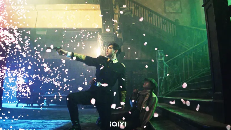 陳星旭化身帥氣軍閥，於劇本殺中，為盧昱曉綻放煙火。iQIYI愛奇藝國際版提供