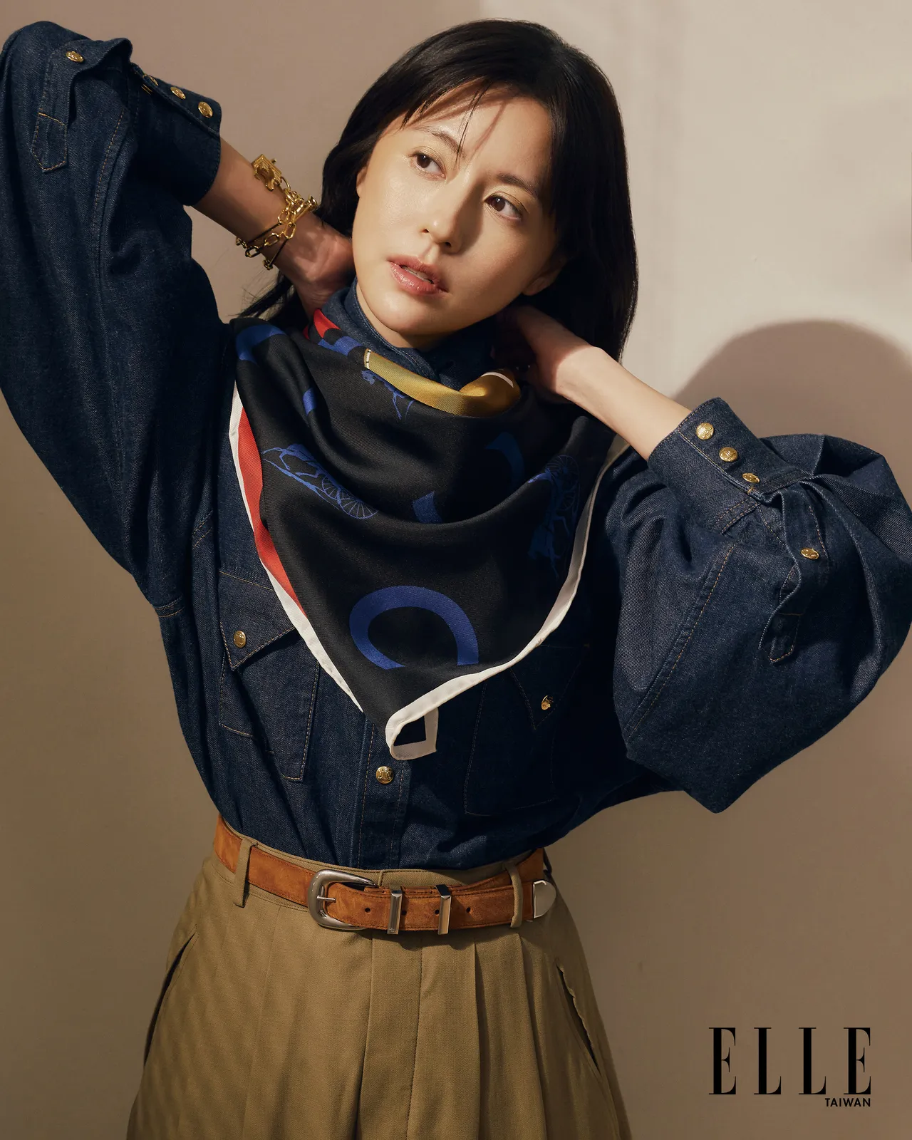 林予晞透過服務別人獲得成就感。《ELLE》國際中文版雜誌提供