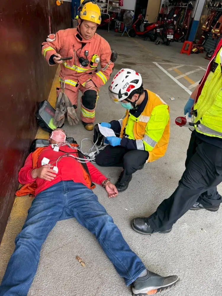 檢傷分類。新竹市府提供