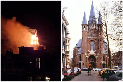 阿姆斯特丹150年历史教堂　跨年夜恶火吞噬