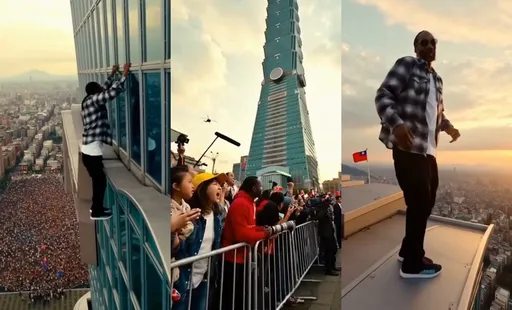 Snoop Dogg也爬101？饒舌教父發AI迷因　驚喜同框台灣國旗