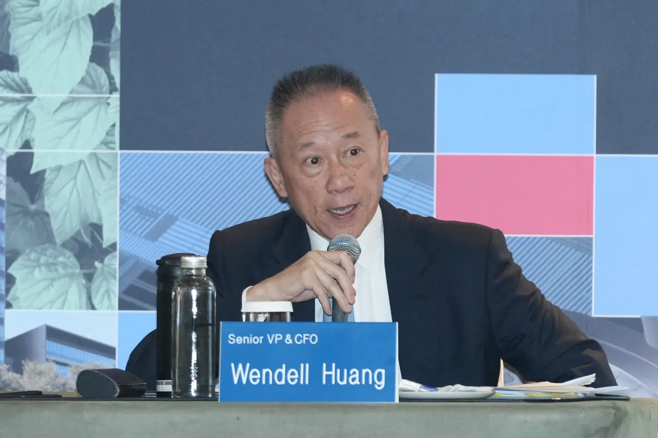 台積電財務長黃仁昭。彭欣偉攝