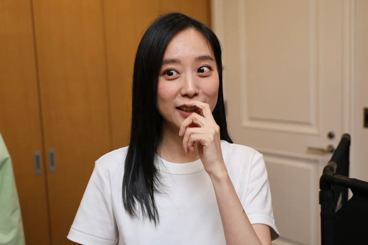 劉容嘉闢謠豪車接送傳聞。莊宗達攝