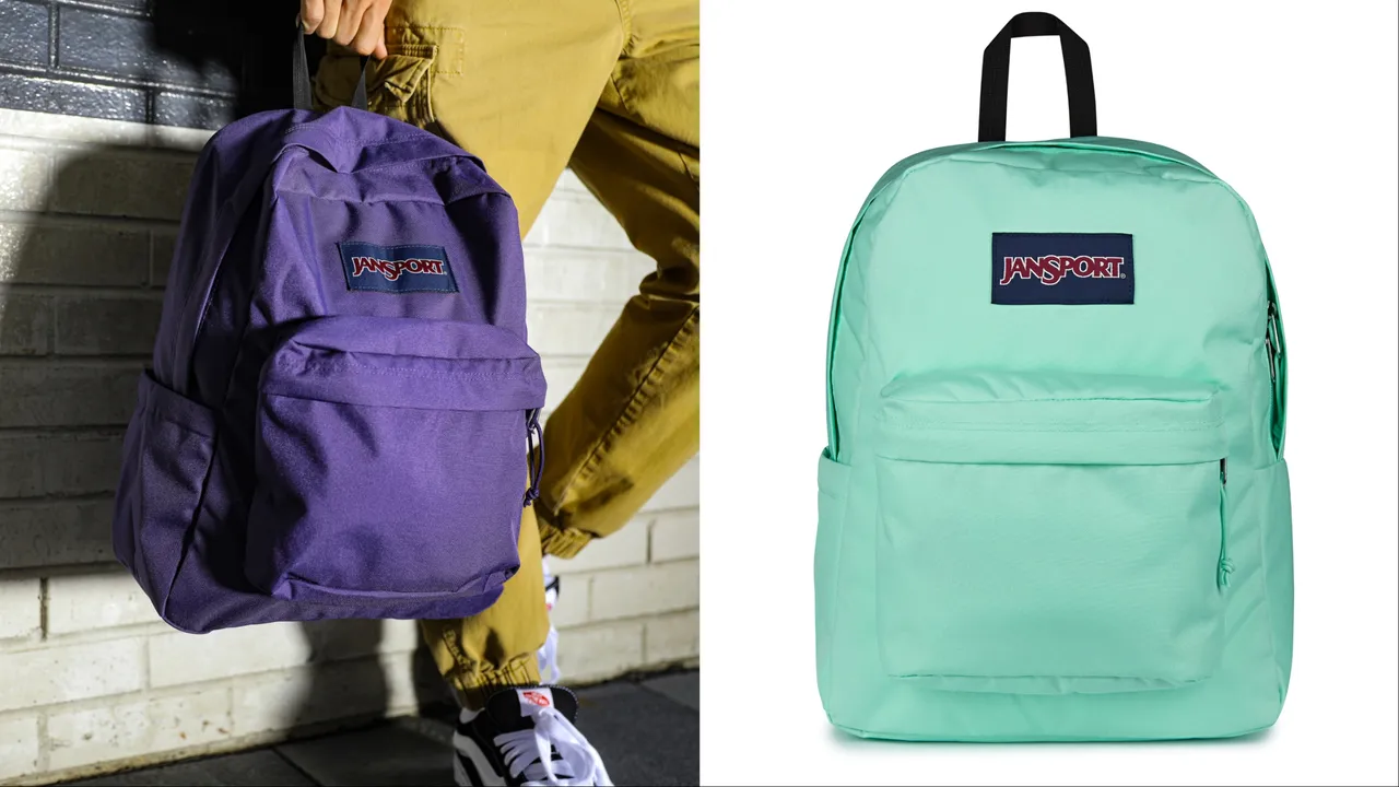 JanSport SuperBreak Plus，各1780元。品牌提供