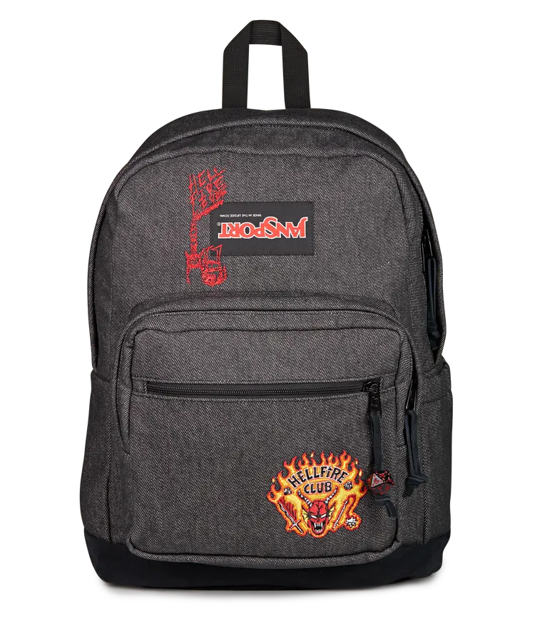 JanSport Right Pack Expressions Hellfire Club呈現「地獄火俱樂部」元素，4280元。品牌提供