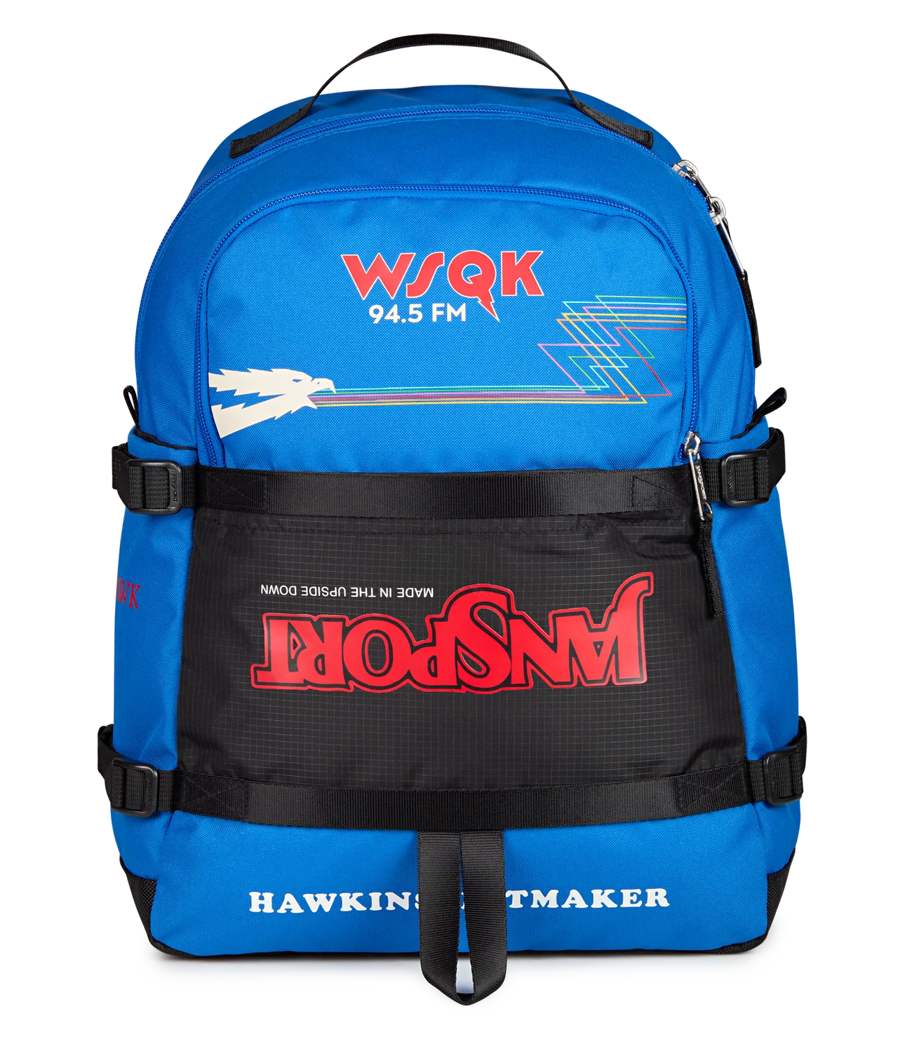 JanSport Seattle Pack SQUAWK Radio特意翻轉經典JanSport標誌，4280元。品牌提供