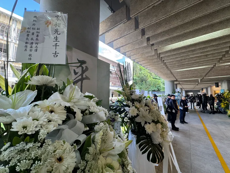 余家昶告別式。彭欣偉攝