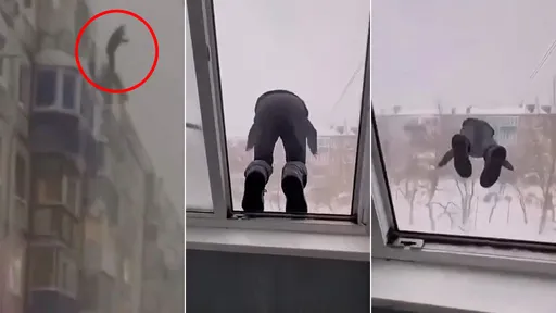 不是想死！戰鬥民族「集體跳樓」　他飛出5樓窗戶落地好開心