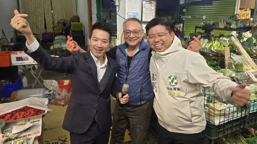 陪掃街也被喊「凍蒜」　何志偉這樣回應桃園市民