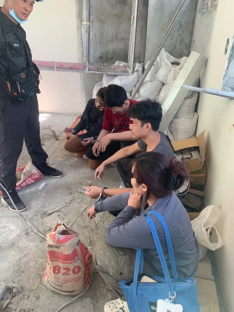 查獲逾期及失聯移工。新竹市專勤隊提供