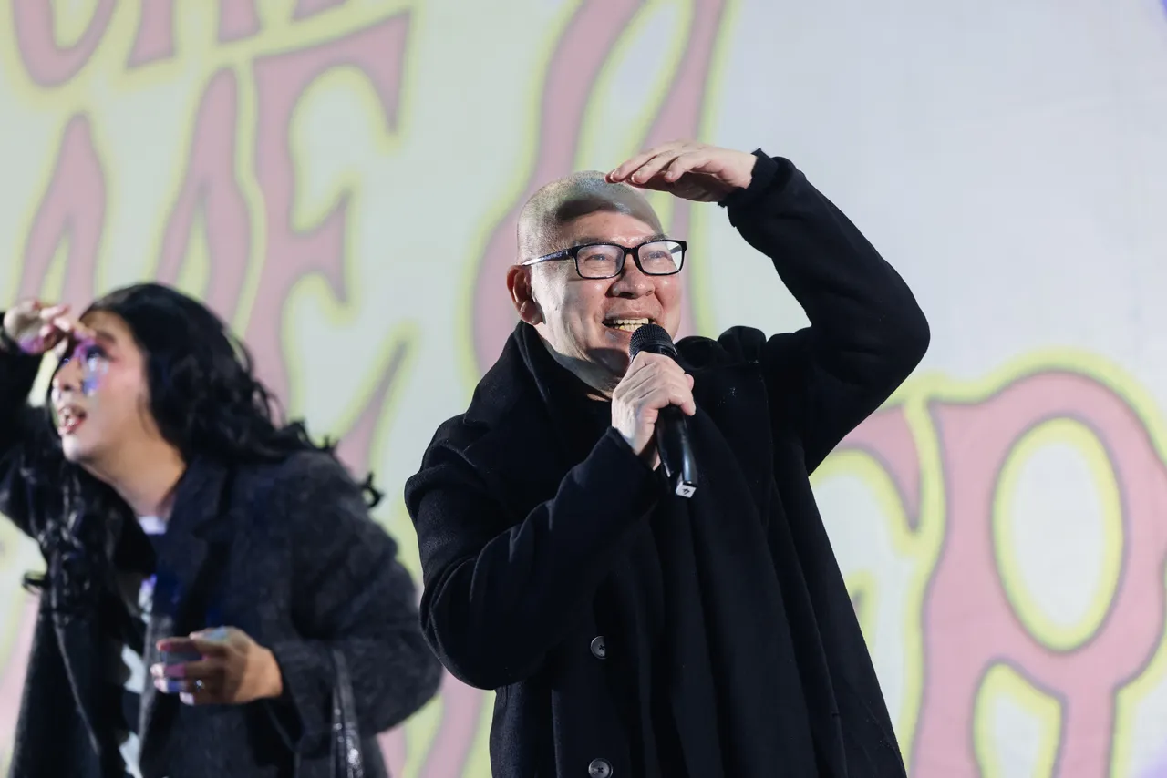 蔡明亮导演：「这一天已经变成我生命中重要的日子！不敢排别的行程。」国家影视听中心提供