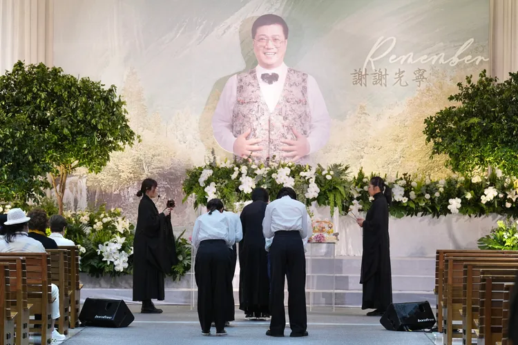 林光寧追思會現場。彭欣偉攝