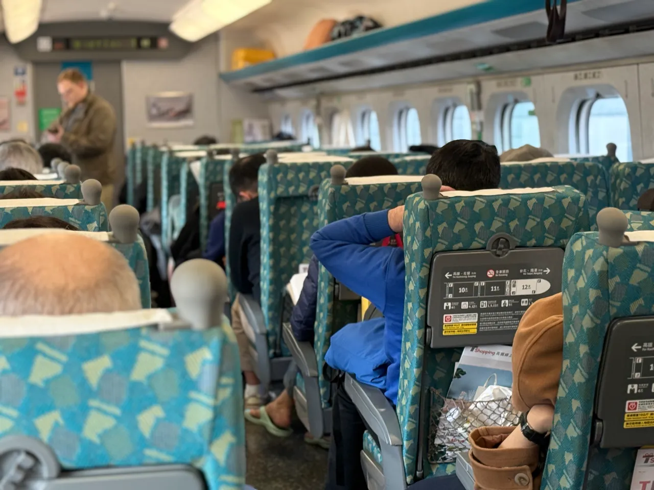 高鐵車廂。攝影中心