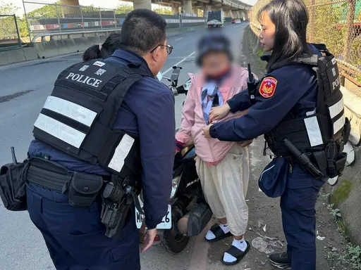 老婦市場購物迷途！徘徊快速道橋下　平鎮巡警主動關懷助返家