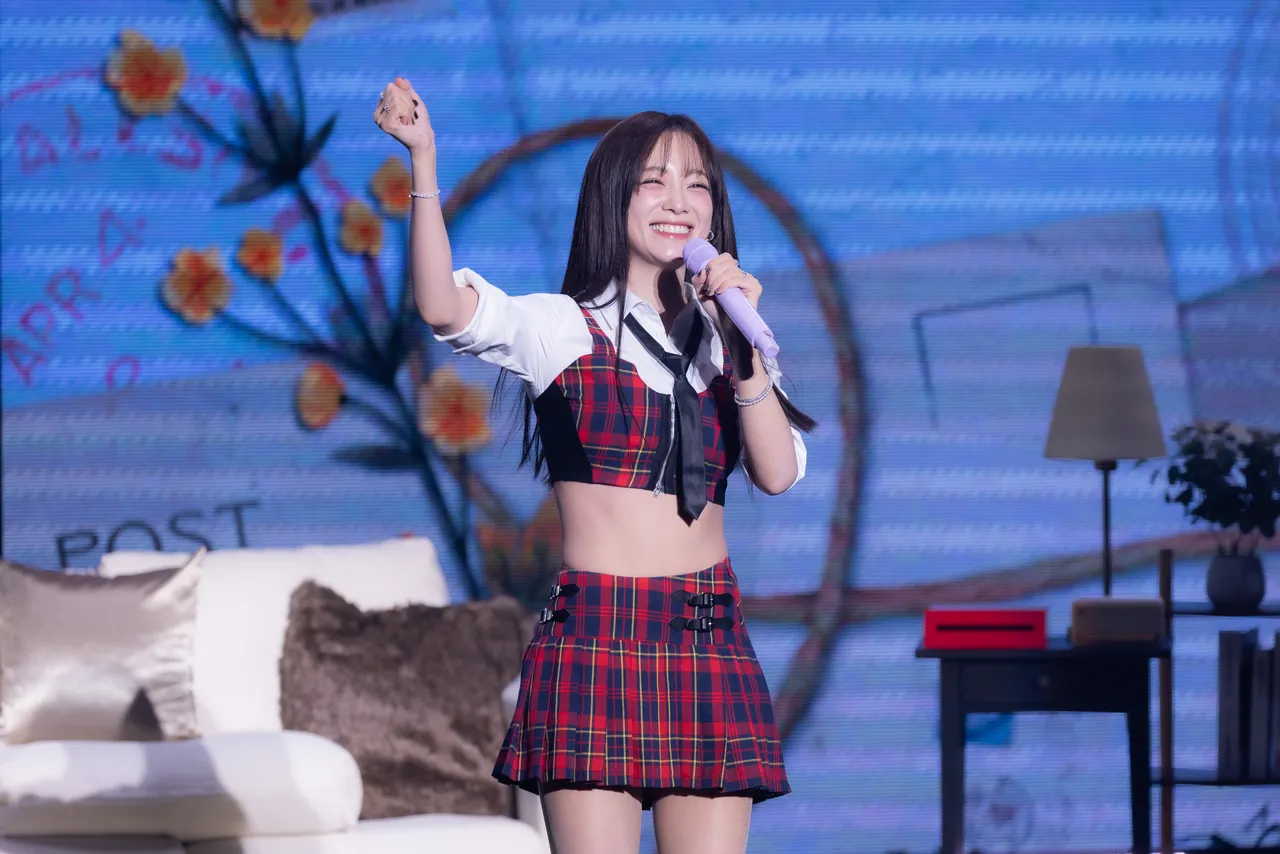 金世正中文喊「我想你們」。讀者提供