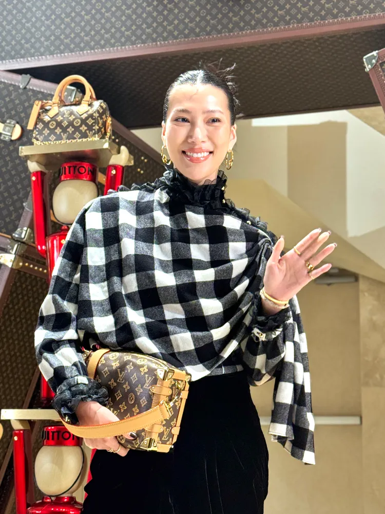 時尚網紅莫莉。張家玲攝