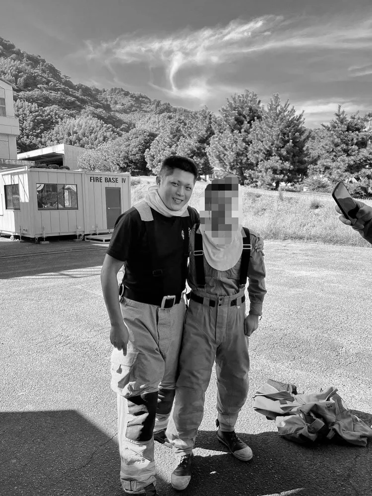 詹能傑捨命救援不幸殉職。翻攝基隆市消防局-角落消火伴臉書