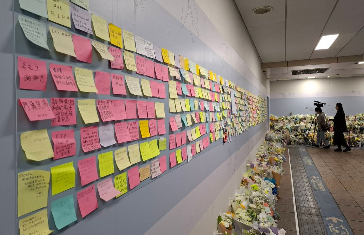 感謝英雄余家昶!北捷悼念牆開放至今午 590張留言卡送往告別式