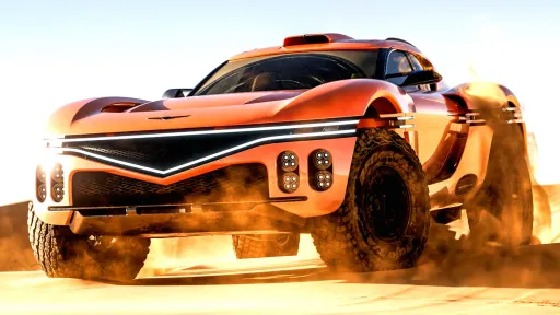 Genesis X Skorpio概念車挑戰極限疆界　千匹V8動力沙漠闖野