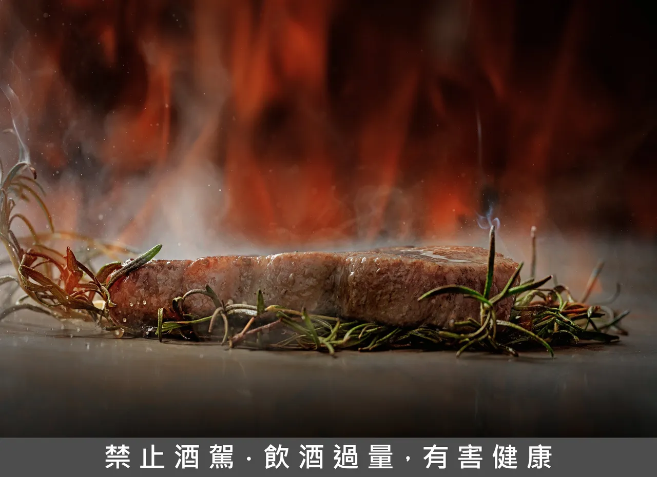 日本A5和牛沙朗迷迭香白兰地。业者提供