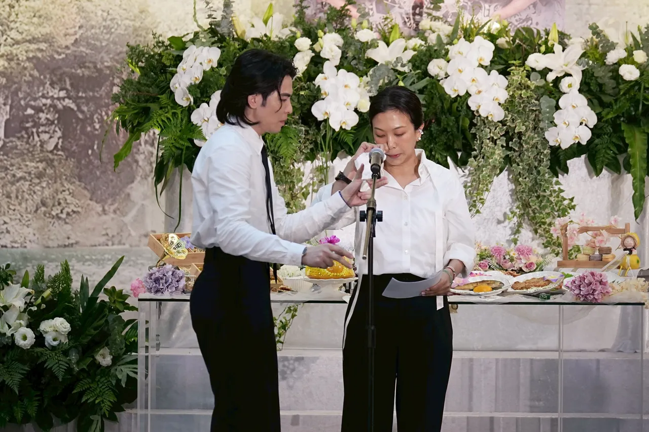 直击｜萧敬腾心碎「怎不再骂我…」泪别岳父：谢谢把女儿交给我