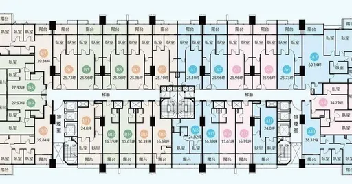 中和新建案格局曝光網友都傻了！嘆「像監獄、郵輪房、香港劏房」浪費一塊好地