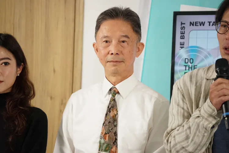 民眾黨新北市黨部主委周台竹。邱筠媜攝