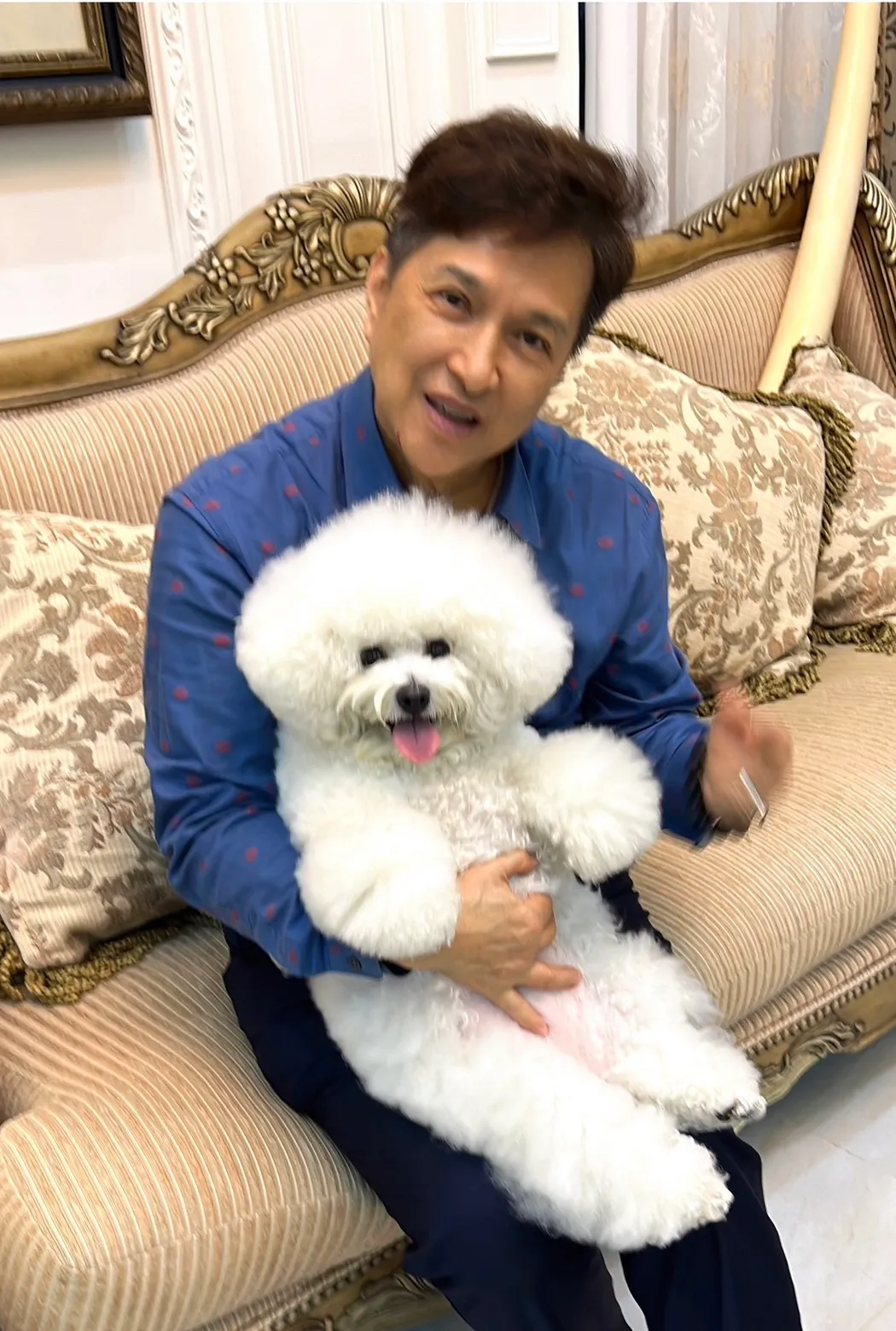 李朝永很愛甜甜。李朝永提供