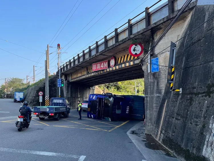 事故現場。楊梅警分局提供