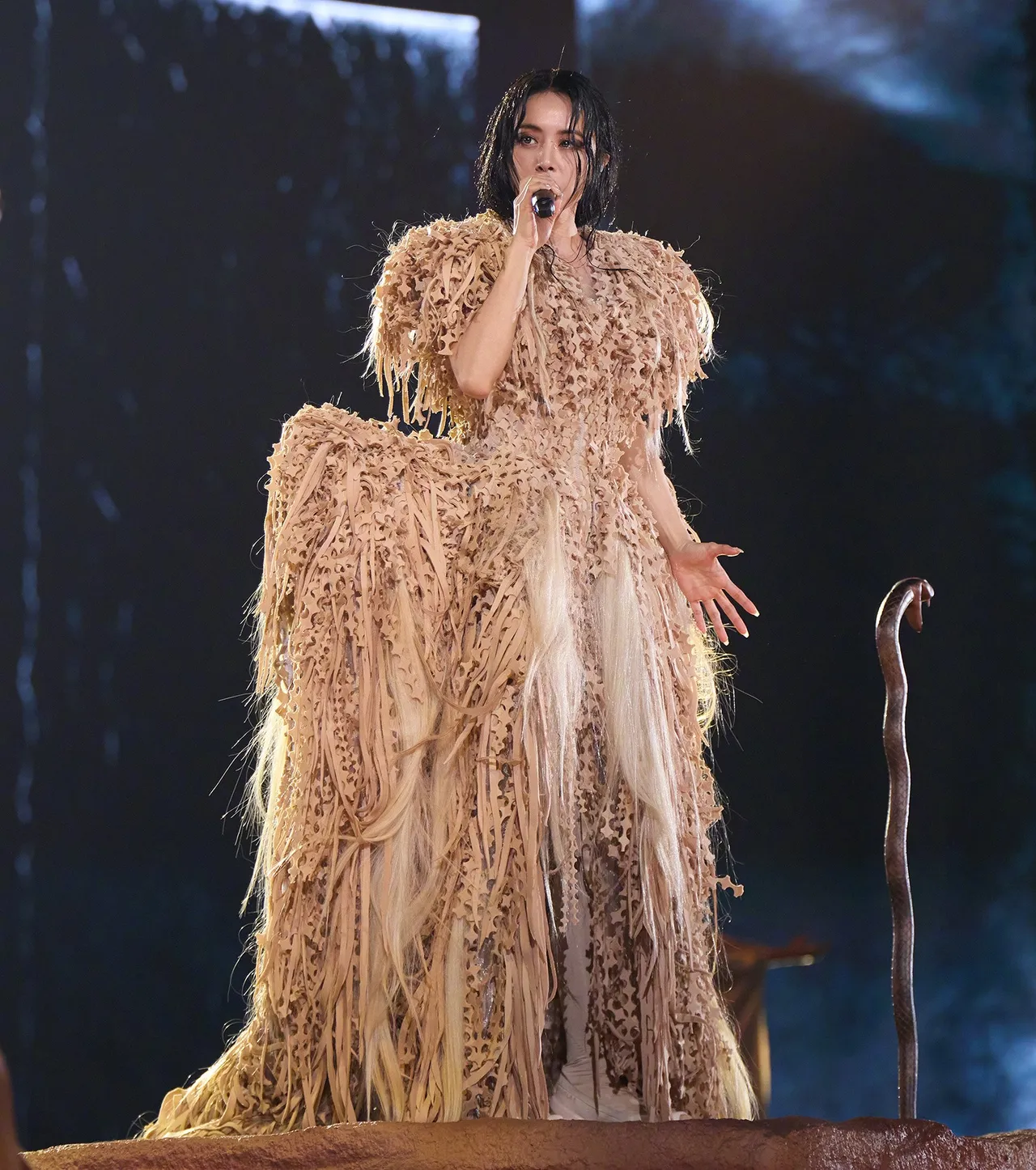 蔡依林演唱会视觉效果十足。翻摄蔡依林微博