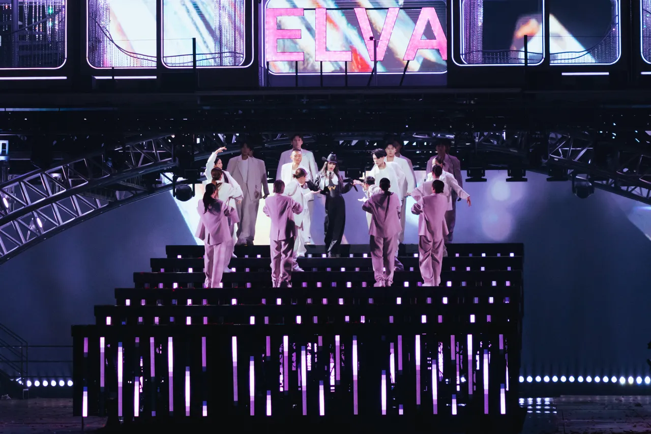 ELVA的跨年秀帶來好評。華納音樂提供