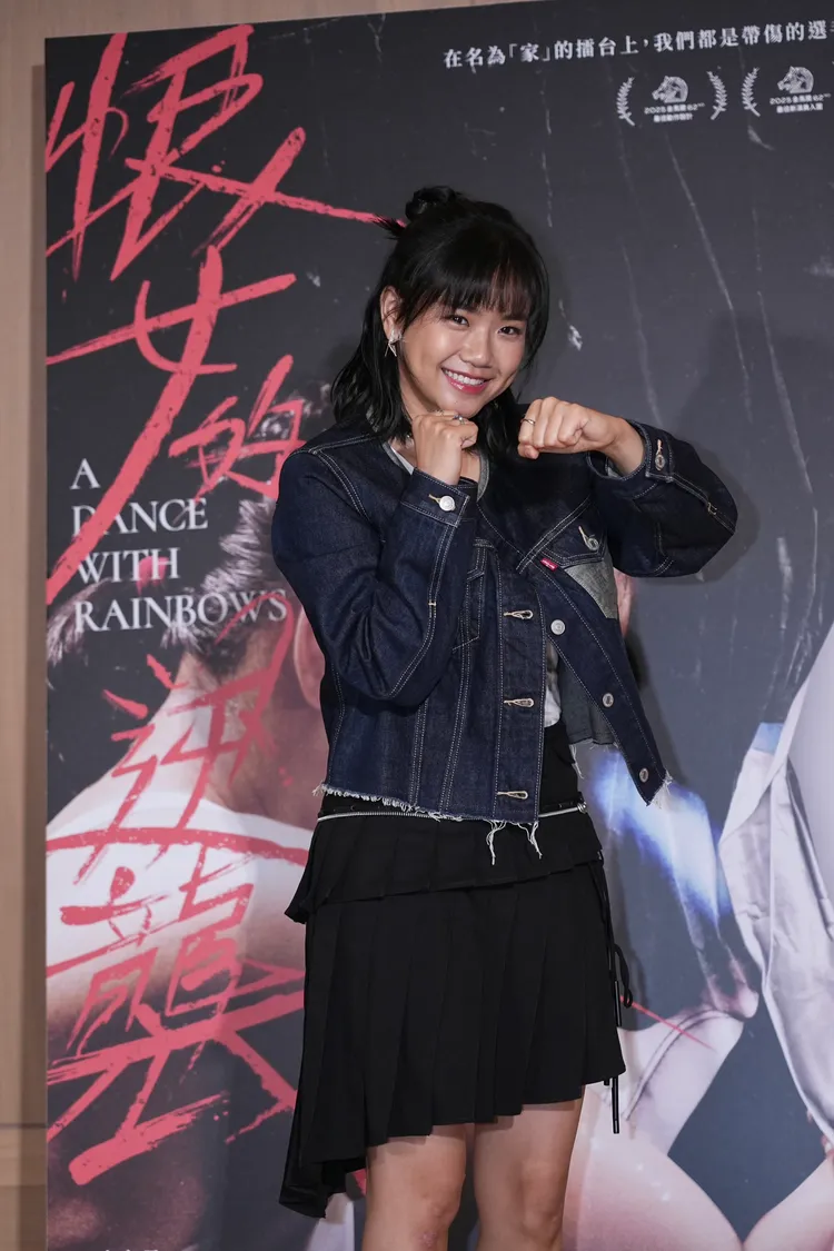 林怡婷在片中飾演年輕拳擊手。彭欣偉攝