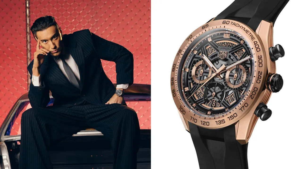 TAG Heuer Carrera Extreme Sport計時腕錶極致玫瑰金款，75萬3000元。品牌提供