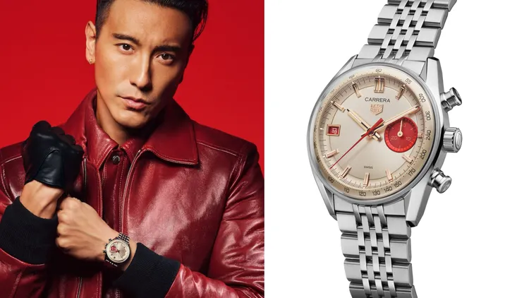 TAG Heuer Carrera馬年限量版計時腕錶，26萬1800元。品牌提供