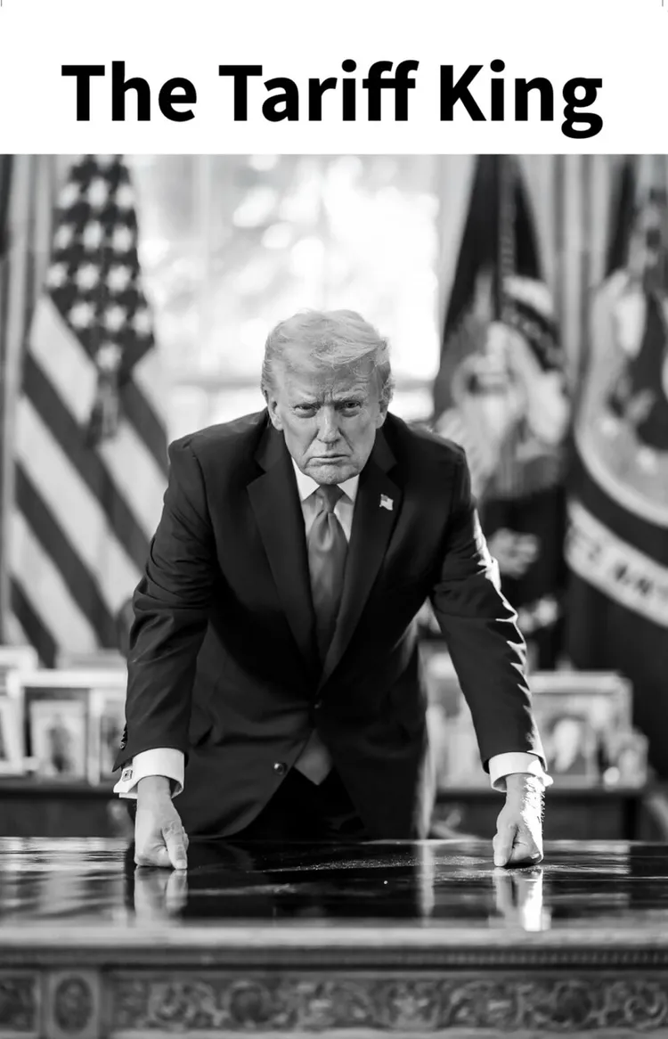 美國總統川普宣示，他就是關稅王。翻攝Truth Social@DonaldTrump