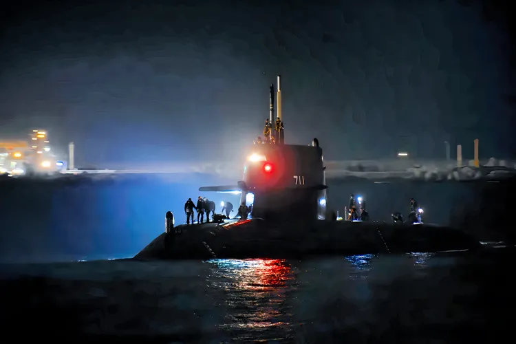 海鯤號潛艦完成首度海試。讀者提供