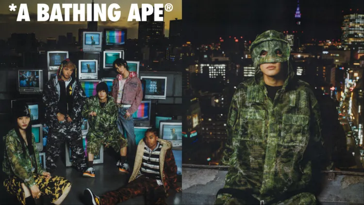 BAPE 2026春夏新作致敬千禧年代　像素迷彩好有復古感