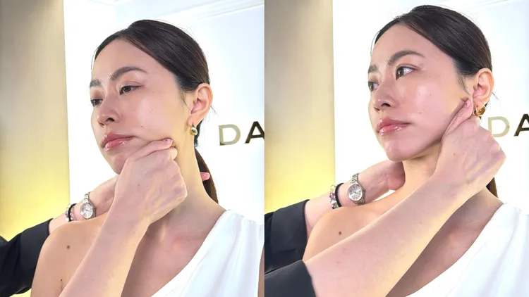 DARPHIN「動態肌能復位學」按摩概念。張家玲攝