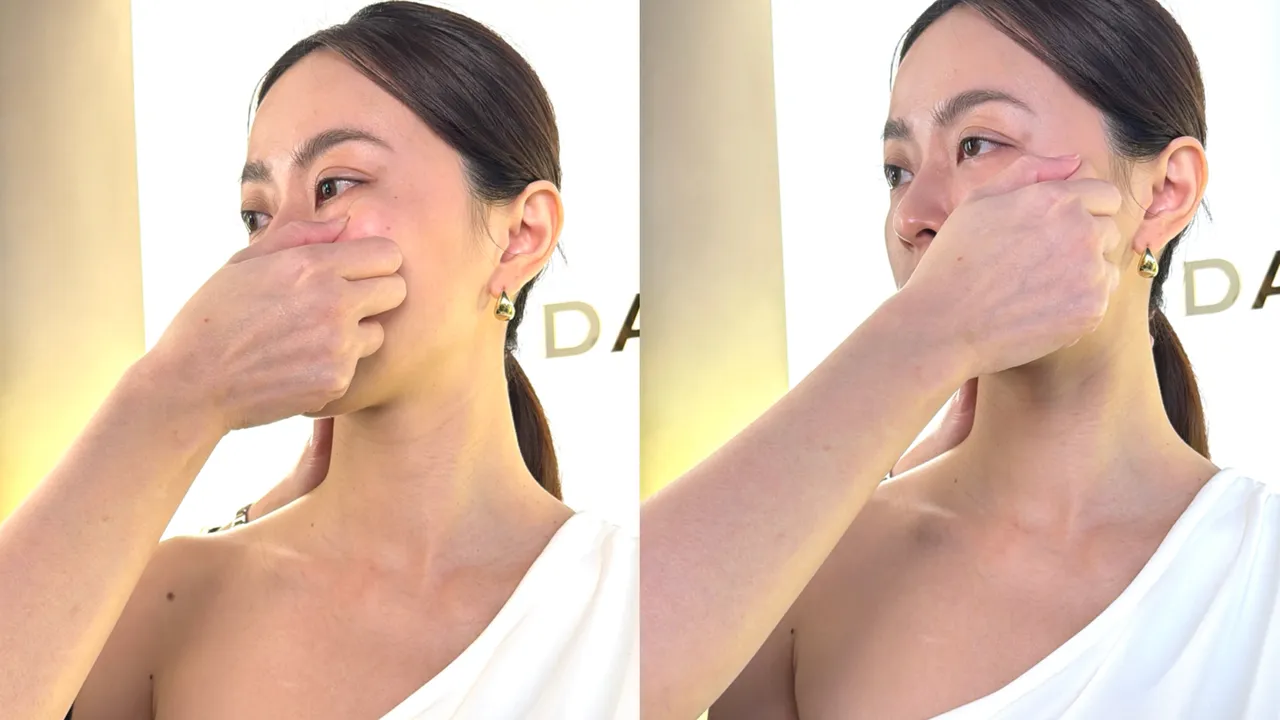 DARPHIN「動態肌能復位學」按摩概念。張家玲攝