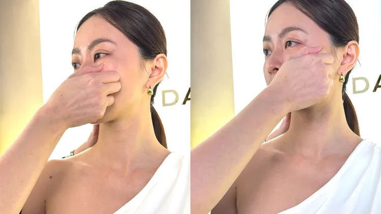 DARPHIN「動態肌能復位學」按摩概念。張家玲攝