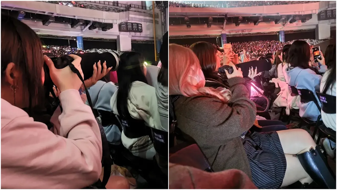 许多人不满有观众偷带大砲进入金唱片现场，纷纷拍下「证据照」检举。Threads网友「@tosigd6666」授权提供