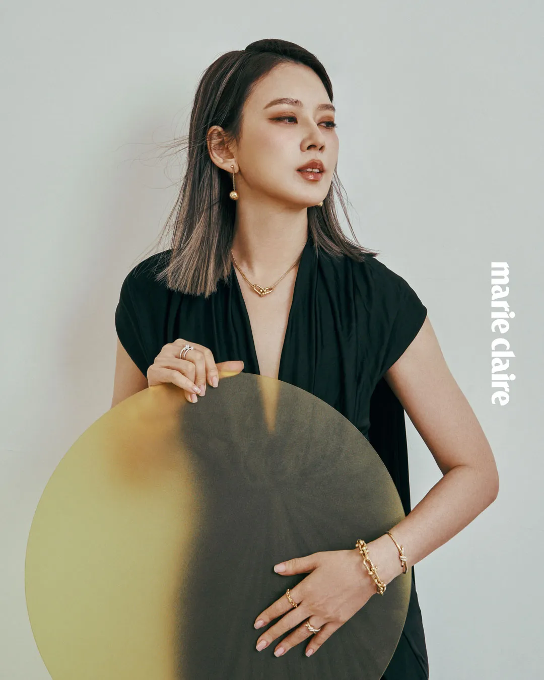 Melody拍攝《Marie Claire美麗佳人》封面。《Marie Claire美麗佳人》國際中文版提供