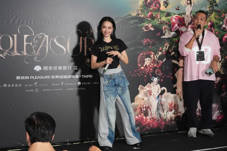 蔡依林演唱會後，笑曝預約今天做spa。彭欣偉攝