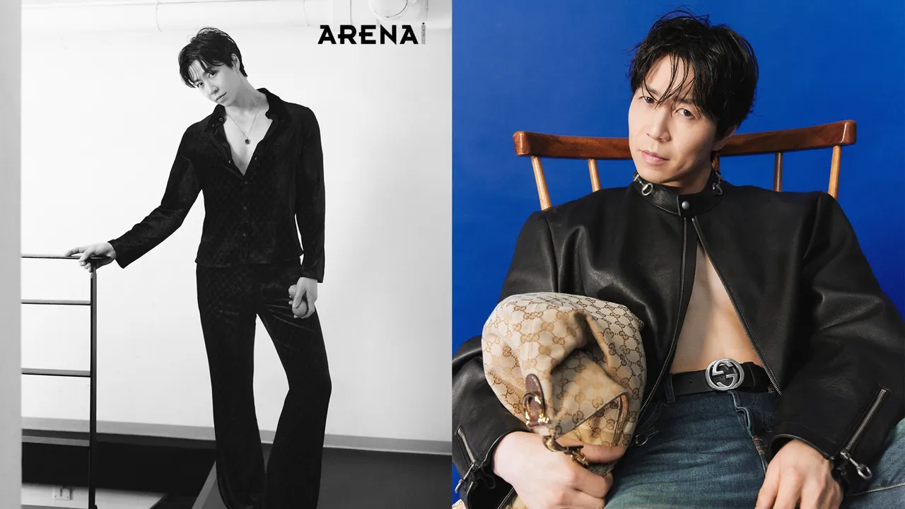 因《黑白大廚2》爆紅的南韓米其林名廚孫鍾元，最新時尚大片「撞臉」羅時豐。翻攝arenakorea IG