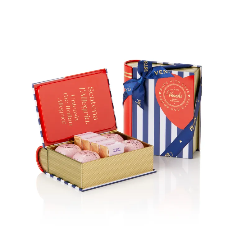 Venchi Vday小鐵書型精選巧克力，980元。品牌提供